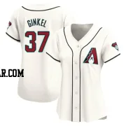 Kevin Ginkel Women's Arizona Diamondbacks White Limited Home Jersey