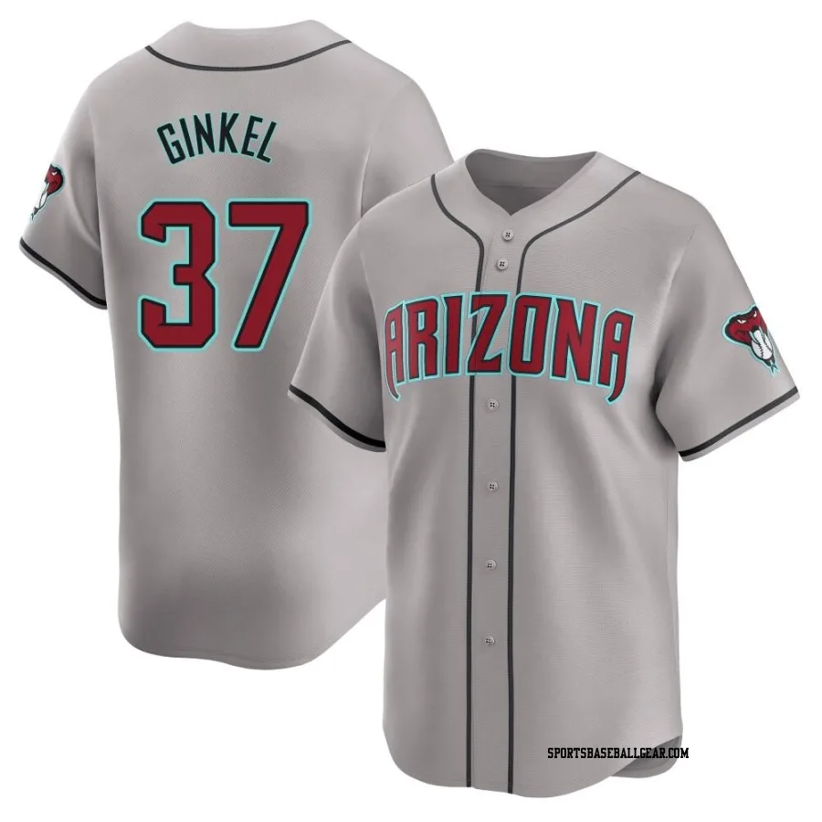 Kevin Ginkel Youth Arizona Diamondbacks Gray Limited Away Jersey