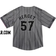 Kevin Herget Toddler New York Mets Limited Graphite 2024 City Connect Jersey