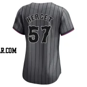 Kevin Herget Women's New York Mets Limited Graphite 2024 City Connect Jersey