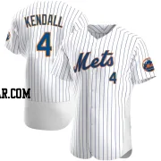 Kevin Kendall Men's New York Mets White Authentic Home Jersey