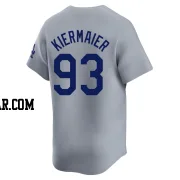 Kevin Kiermaier Men's Los Angeles Dodgers Gray Limited Away Jersey