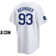 Kevin Kiermaier Men's Los Angeles Dodgers White Replica 2024 World Tour Seoul Series Home Jersey