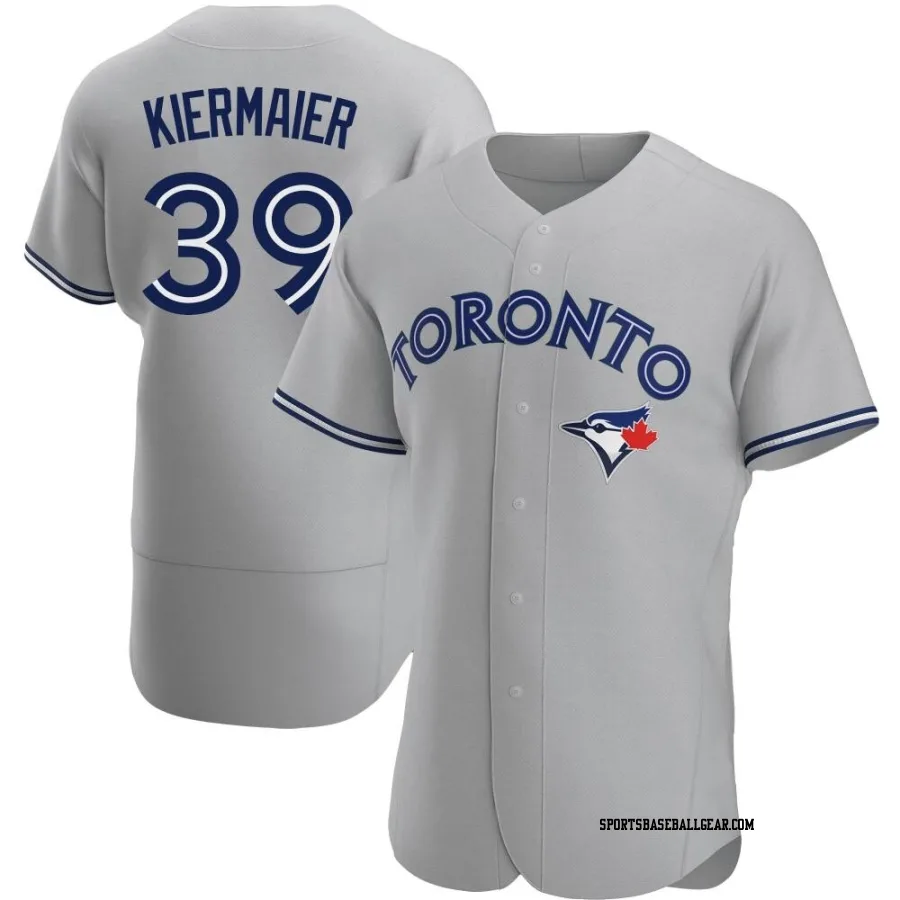 Kevin Kiermaier Men's Toronto Blue Jays Gray Authentic Road Jersey