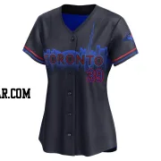 Kevin Kiermaier Women's Toronto Blue Jays Black Limited 2024 City Connect Jersey