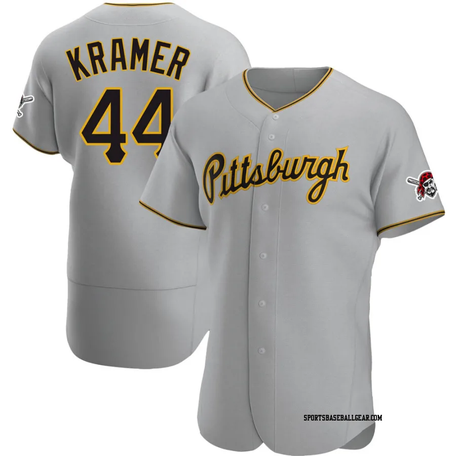 Kevin Kramer Men's Pittsburgh Pirates Gray Authentic Road Jersey