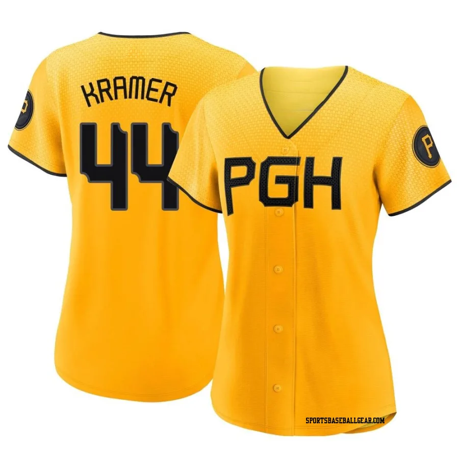 Kevin Kramer Women's Pittsburgh Pirates Gold Replica 2023 City Connect Jersey