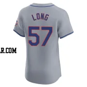 Kevin Long Men's New York Mets Gray Elite Road Jersey