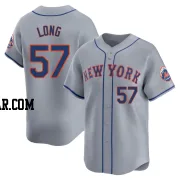 Kevin Long Men's New York Mets Gray Limited Away Jersey