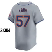 Kevin Long Men's New York Mets Gray Limited Away Jersey