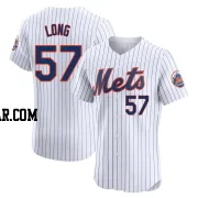 Kevin Long Men's New York Mets White Elite Home Jersey