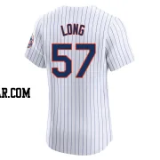 Kevin Long Men's New York Mets White Elite Home Jersey