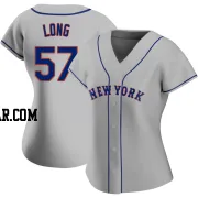 Kevin Long Women's New York Mets Gray Authentic Road Jersey