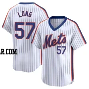 Kevin Long Youth New York Mets White Limited Cooperstown Collection Jersey