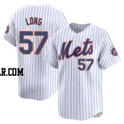 Kevin Long Youth New York Mets White Limited Home Jersey