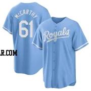 Kevin McCarthy Men's Kansas City Royals Light Blue Replica 2022 Alternate Jersey