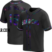 Kevin Mcreynolds Men's San Diego Padres Black Holographic Replica Alternate Jersey