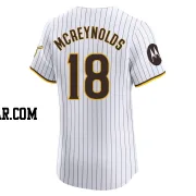 Kevin Mcreynolds Men's San Diego Padres White Elite Home Patch Jersey