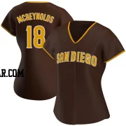 Kevin Mcreynolds Women's San Diego Padres Brown Authentic Road Jersey