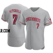 Kevin Mitchell Men's Cincinnati Reds Gray Authentic Road Jersey