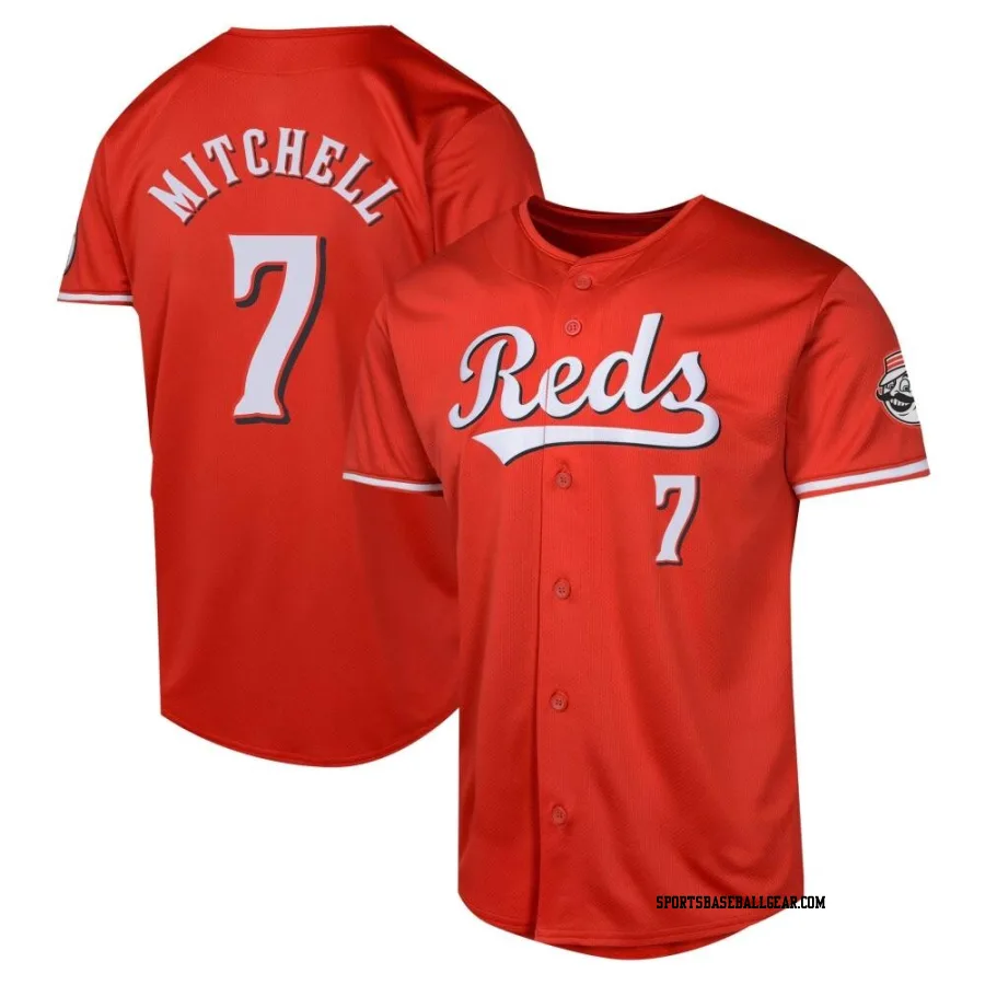 Kevin Mitchell Men's Cincinnati Reds Red Limited Alternate Jersey