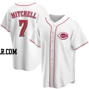 Kevin Mitchell Men's Cincinnati Reds White Replica Home Jersey