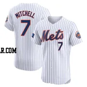 Kevin Mitchell Men's New York Mets White Elite Home Patch Jersey