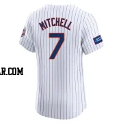 Kevin Mitchell Men's New York Mets White Elite Home Patch Jersey