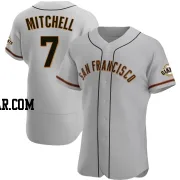 Kevin Mitchell Men's San Francisco Giants Gray Authentic Road Jersey