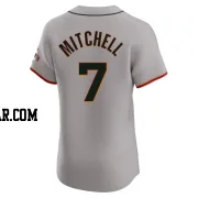 Kevin Mitchell Men's San Francisco Giants Gray Elite Road Jersey