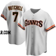 Kevin Mitchell Men's San Francisco Giants White Replica Home Cooperstown Collection Jersey