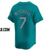 Kevin Mitchell Men's Seattle Mariners Aqua Limited Alternate Jersey