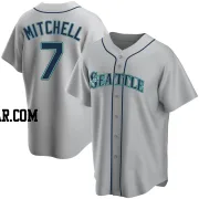 Kevin Mitchell Men's Seattle Mariners Gray Replica Road Jersey