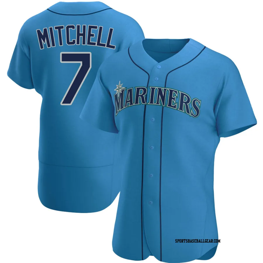 Kevin Mitchell Men's Seattle Mariners Royal Authentic Alternate Jersey