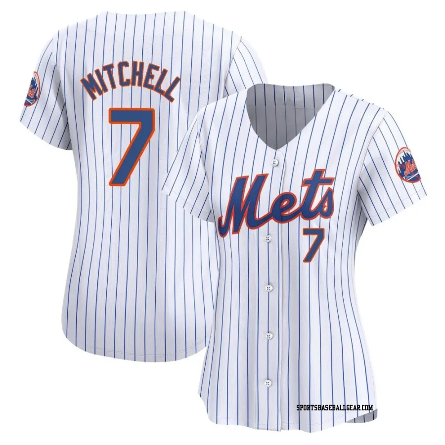 Kevin Mitchell Women's New York Mets White Limited Home Jersey