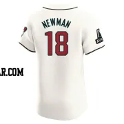 Kevin Newman Men's Arizona Diamondbacks Cream Elite Home Patch Jersey