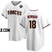 Kevin Newman Men's Arizona Diamondbacks White Replica Home 2023 World Series Jersey