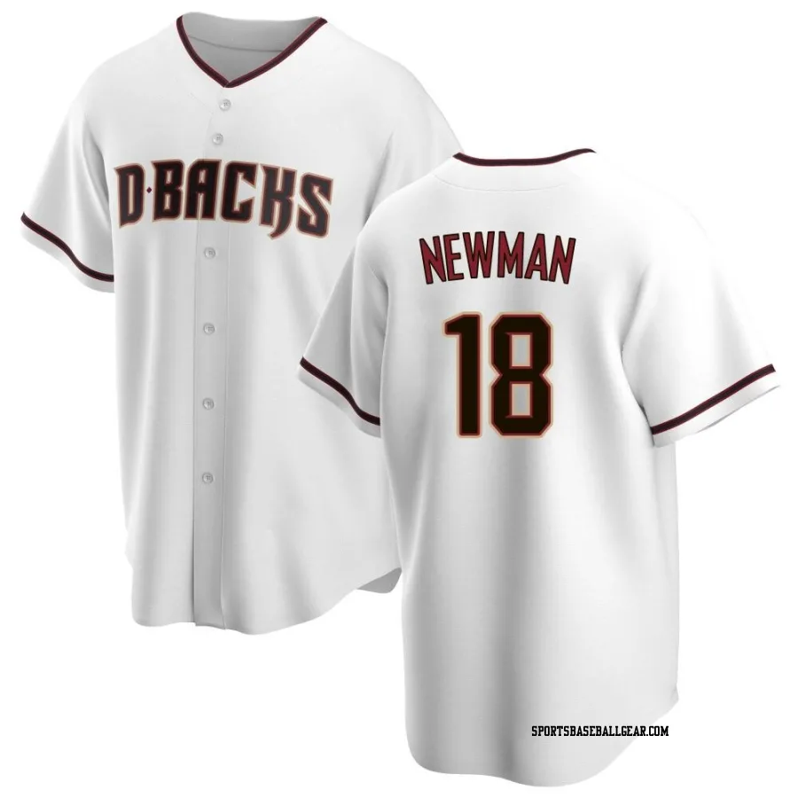 Kevin Newman Men's Arizona Diamondbacks White Replica Home Jersey