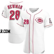 Kevin Newman Men's Cincinnati Reds White Authentic Home Jersey