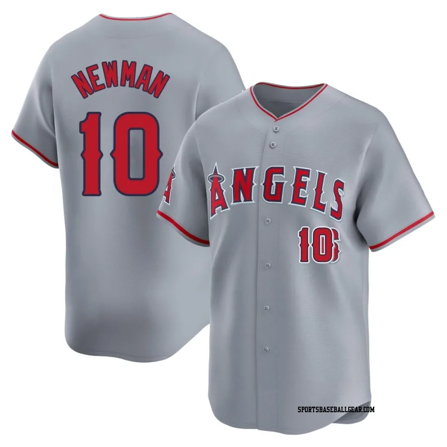 Kevin Newman Men's Los Angeles Angels Gray Limited Away Jersey