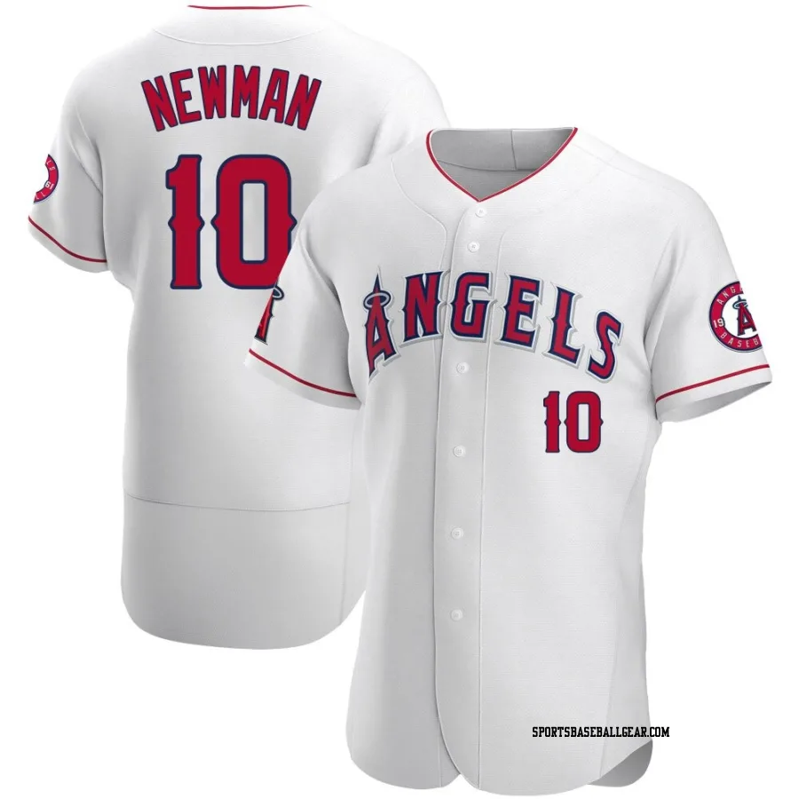 Kevin Newman Men's Los Angeles Angels White Authentic Jersey