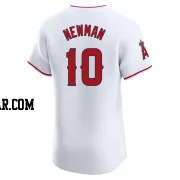 Kevin Newman Men's Los Angeles Angels White Elite Home Jersey