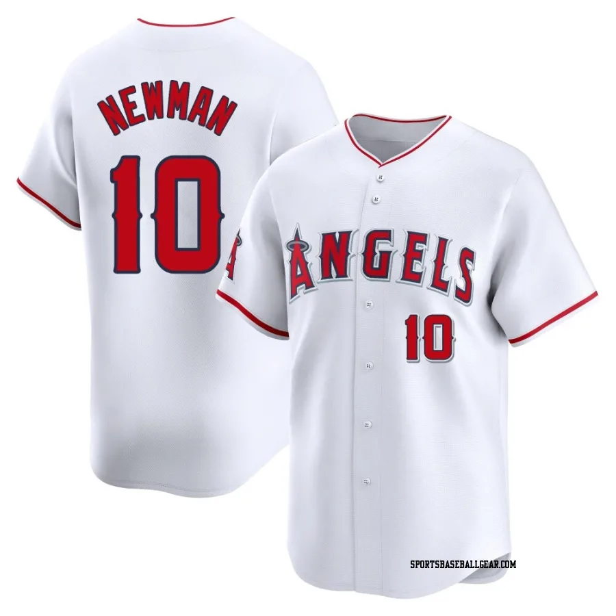 Kevin Newman Men's Los Angeles Angels White Limited Home Jersey