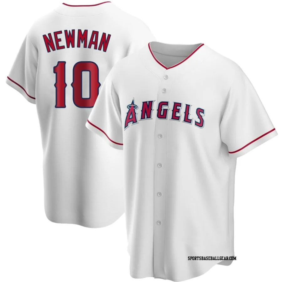 Kevin Newman Men's Los Angeles Angels White Replica Home Jersey