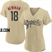 Kevin Newman Women's Arizona Diamondbacks Gold Authentic 2021 City Connect Cool Base Jersey