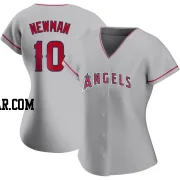 Kevin Newman Women's Los Angeles Angels Authentic Silver Road Jersey