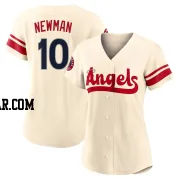 Kevin Newman Women's Los Angeles Angels Cream Replica 2022 City Connect Jersey