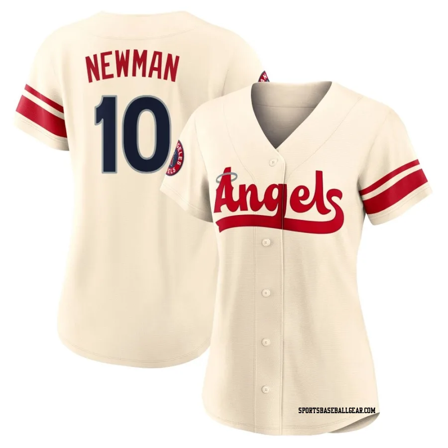 Kevin Newman Women's Los Angeles Angels Cream Replica 2022 City Connect Jersey