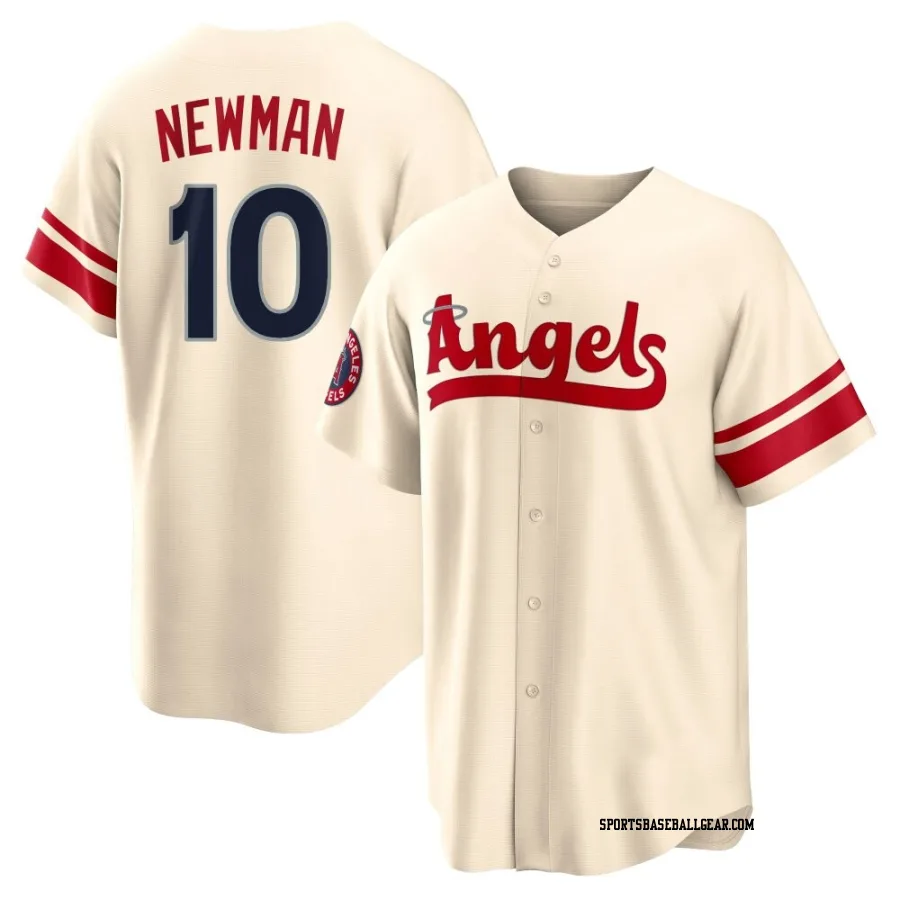 Kevin Newman Youth Los Angeles Angels Cream Replica 2022 City Connect Jersey