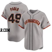 Kevin Padlo Men's San Francisco Giants Gray Limited Away Jersey